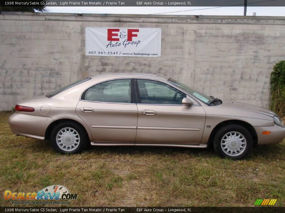 1998 Mercury Sable GS Sedan Light Prairie Tan Metallic / Prairie Tan Photo #10