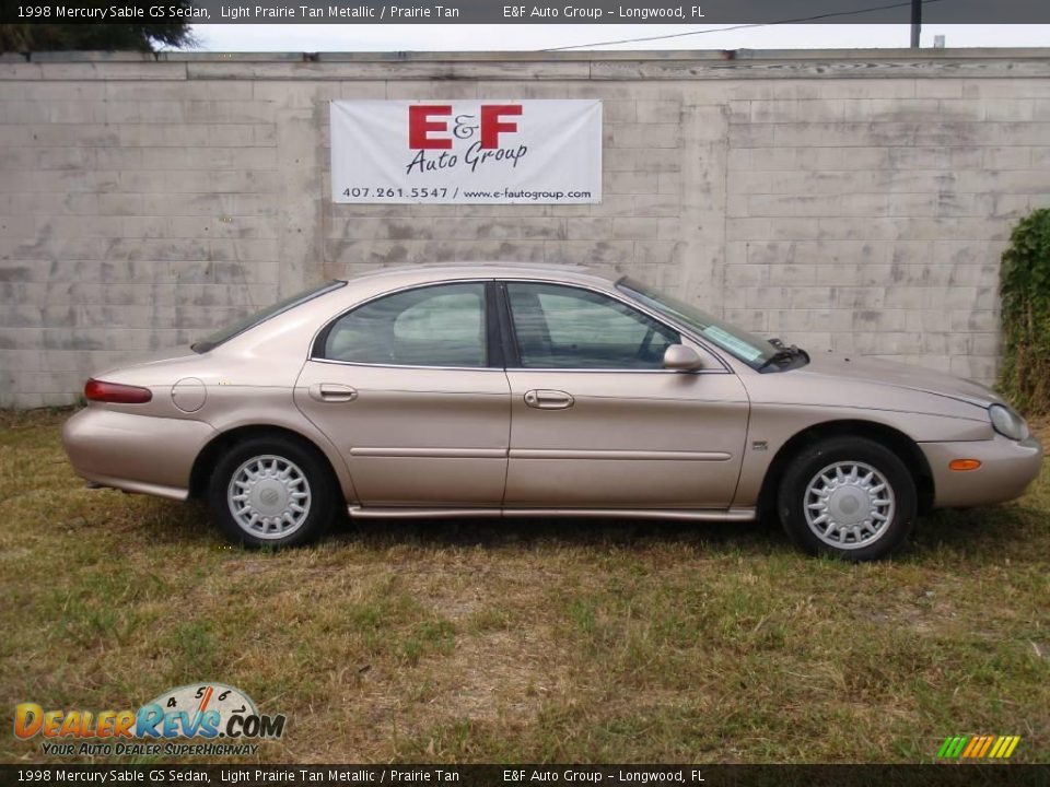 1998 Mercury Sable GS Sedan Light Prairie Tan Metallic / Prairie Tan Photo #11