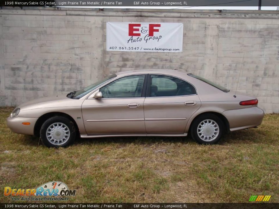 1998 Mercury Sable GS Sedan Light Prairie Tan Metallic / Prairie Tan Photo #12