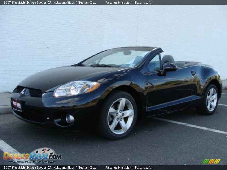2007 Mitsubishi Eclipse Spyder GS Kalapana Black / Medium Gray Photo #1