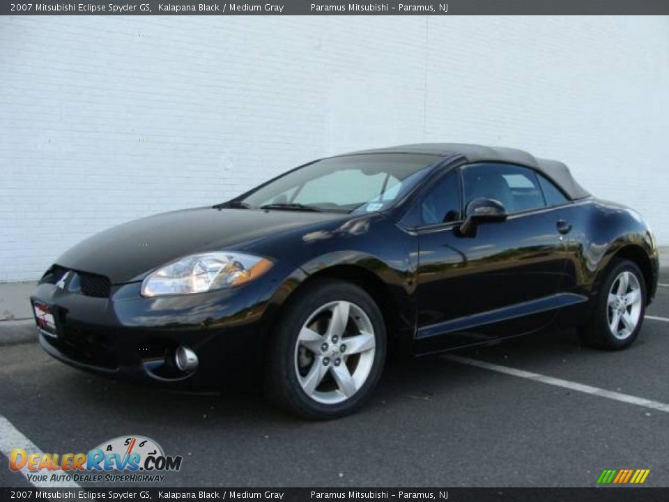 2007 Mitsubishi Eclipse Spyder GS Kalapana Black / Medium Gray Photo #2