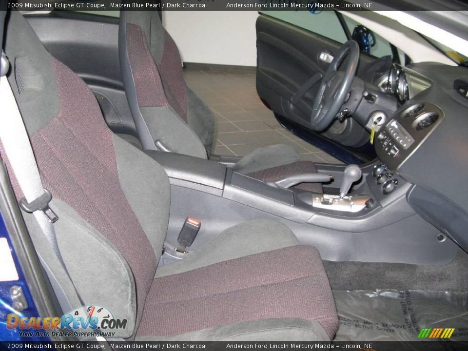 2009 Mitsubishi Eclipse GT Coupe Maizen Blue Pearl / Dark Charcoal Photo #12