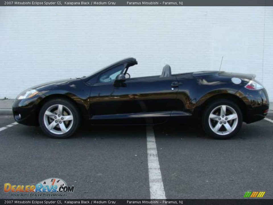 2007 Mitsubishi Eclipse Spyder GS Kalapana Black / Medium Gray Photo #4