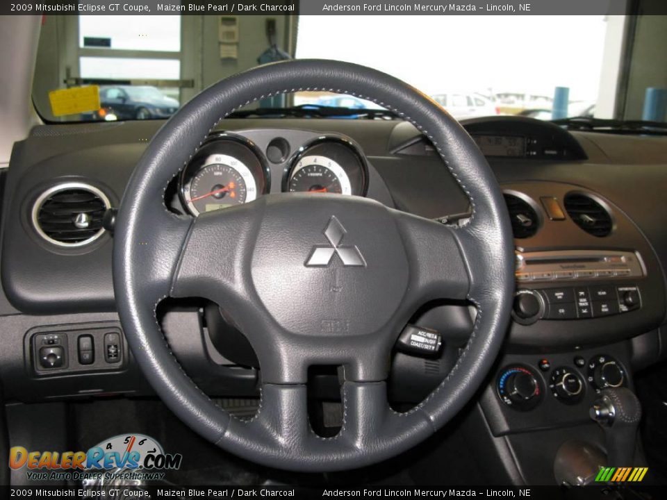 2009 Mitsubishi Eclipse GT Coupe Maizen Blue Pearl / Dark Charcoal Photo #13