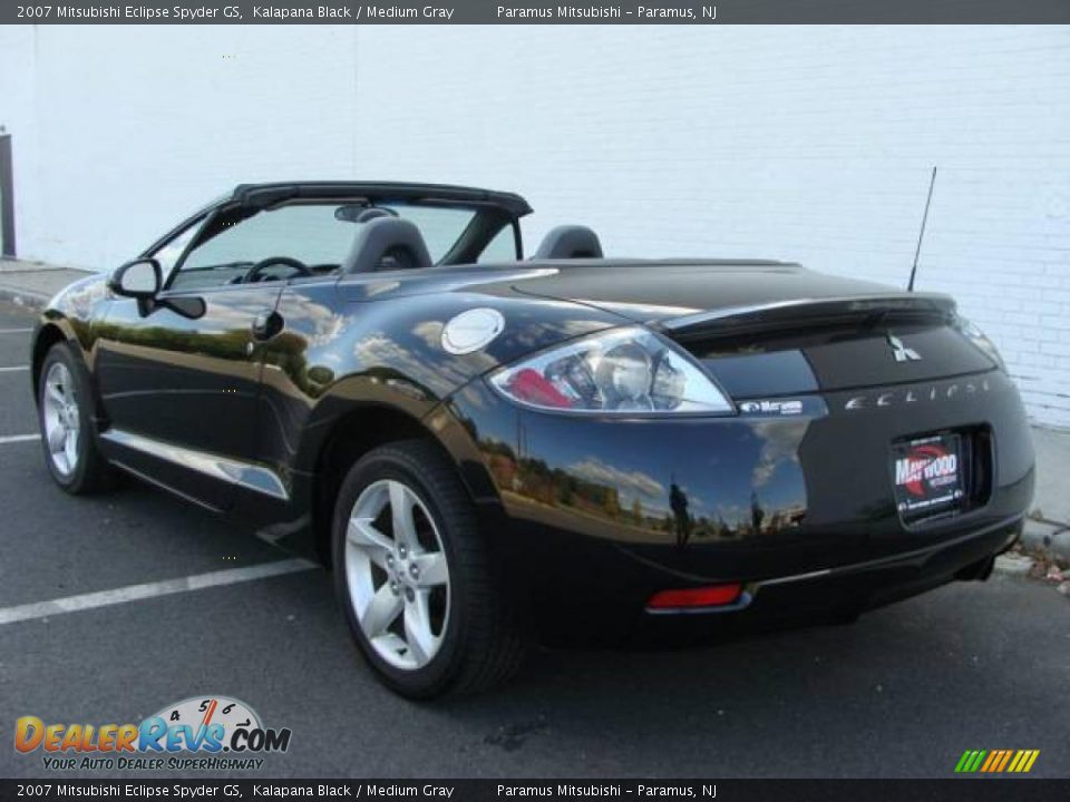 2007 Mitsubishi Eclipse Spyder GS Kalapana Black / Medium Gray Photo #5