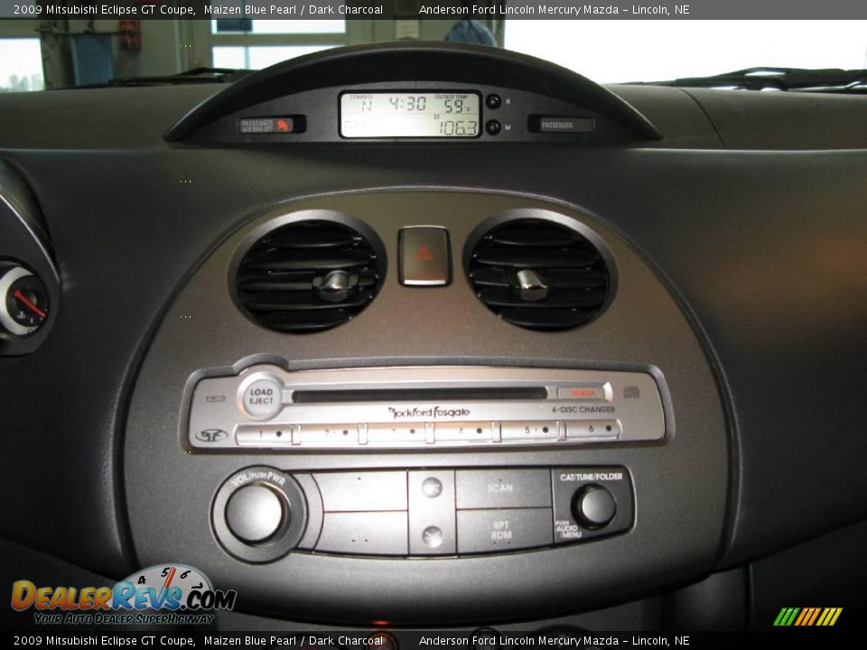 2009 Mitsubishi Eclipse GT Coupe Maizen Blue Pearl / Dark Charcoal Photo #14