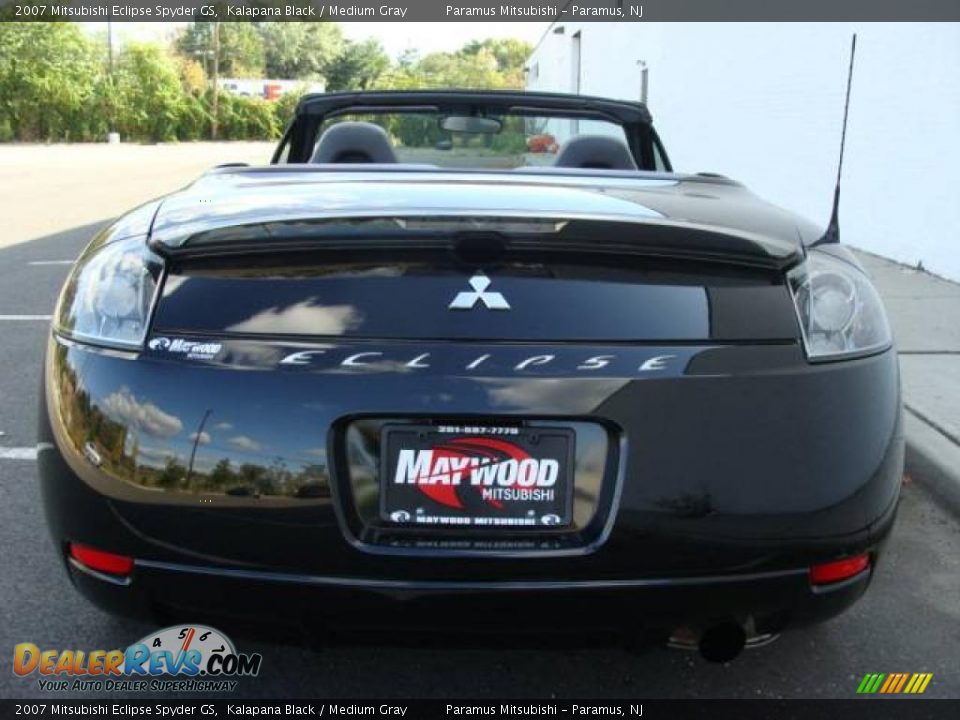 2007 Mitsubishi Eclipse Spyder GS Kalapana Black / Medium Gray Photo #6