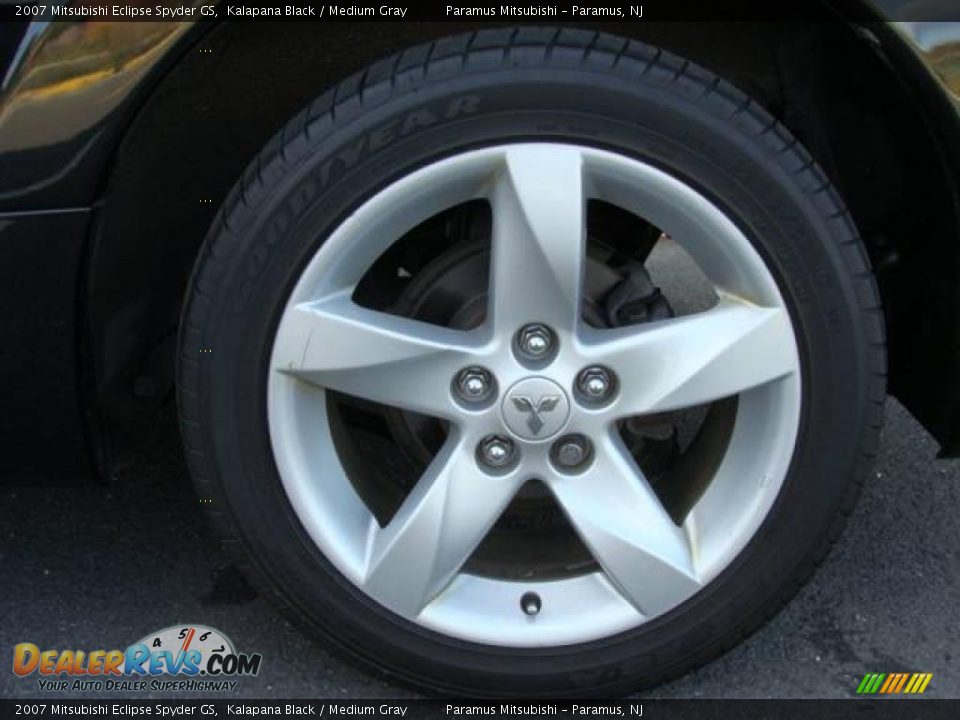 2007 Mitsubishi Eclipse Spyder GS Kalapana Black / Medium Gray Photo #7