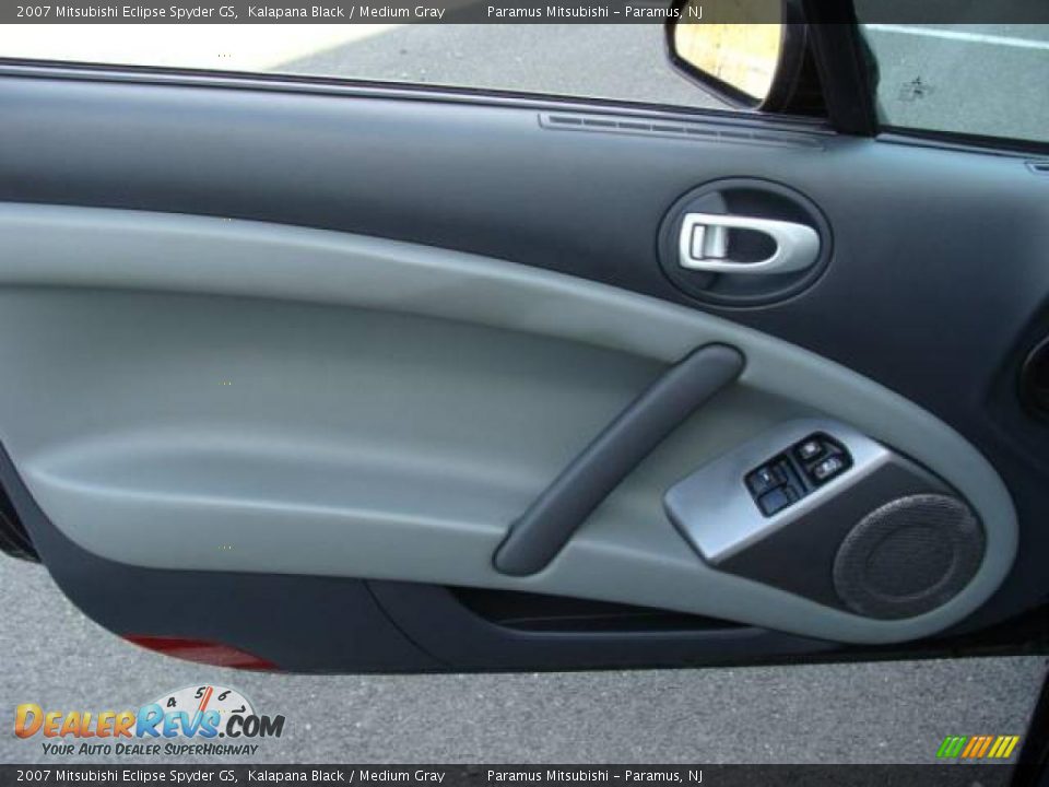2007 Mitsubishi Eclipse Spyder GS Kalapana Black / Medium Gray Photo #9