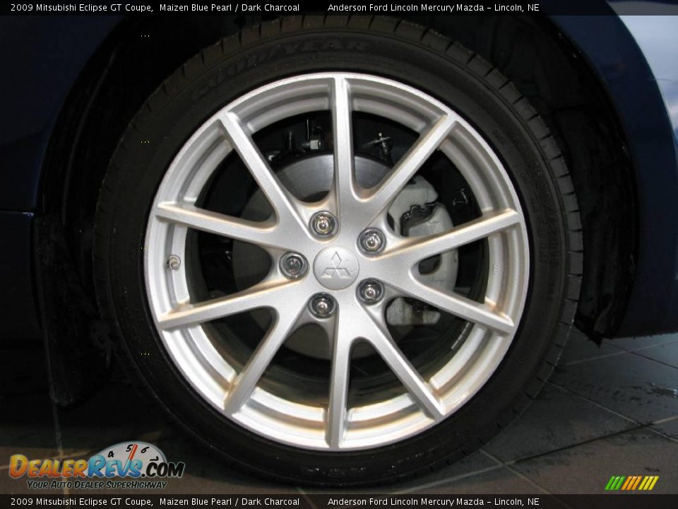 2009 Mitsubishi Eclipse GT Coupe Maizen Blue Pearl / Dark Charcoal Photo #19