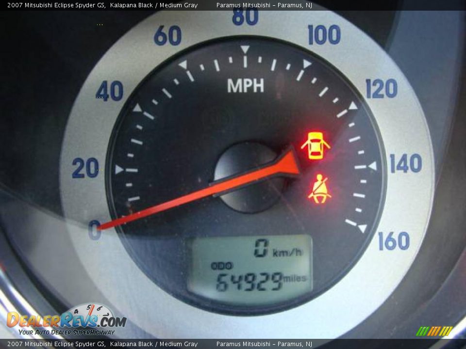 2007 Mitsubishi Eclipse Spyder GS Kalapana Black / Medium Gray Photo #13