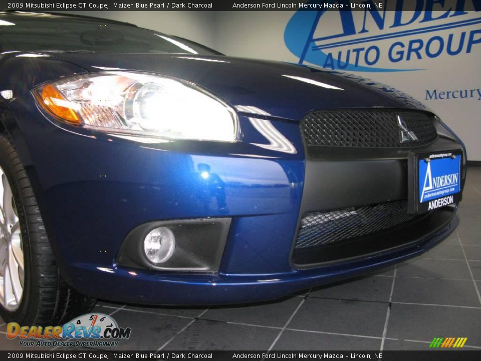 2009 Mitsubishi Eclipse GT Coupe Maizen Blue Pearl / Dark Charcoal Photo #21