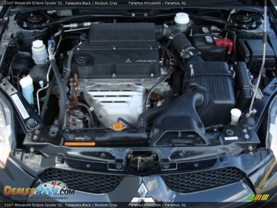 2007 Mitsubishi Eclipse Spyder GS Kalapana Black / Medium Gray Photo #16