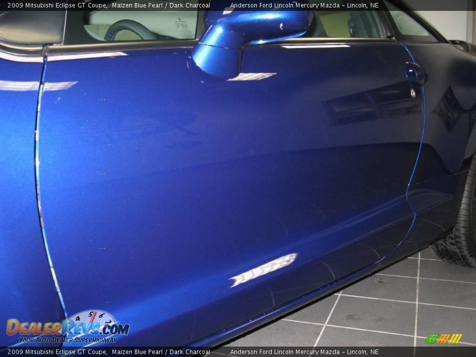 2009 Mitsubishi Eclipse GT Coupe Maizen Blue Pearl / Dark Charcoal Photo #25