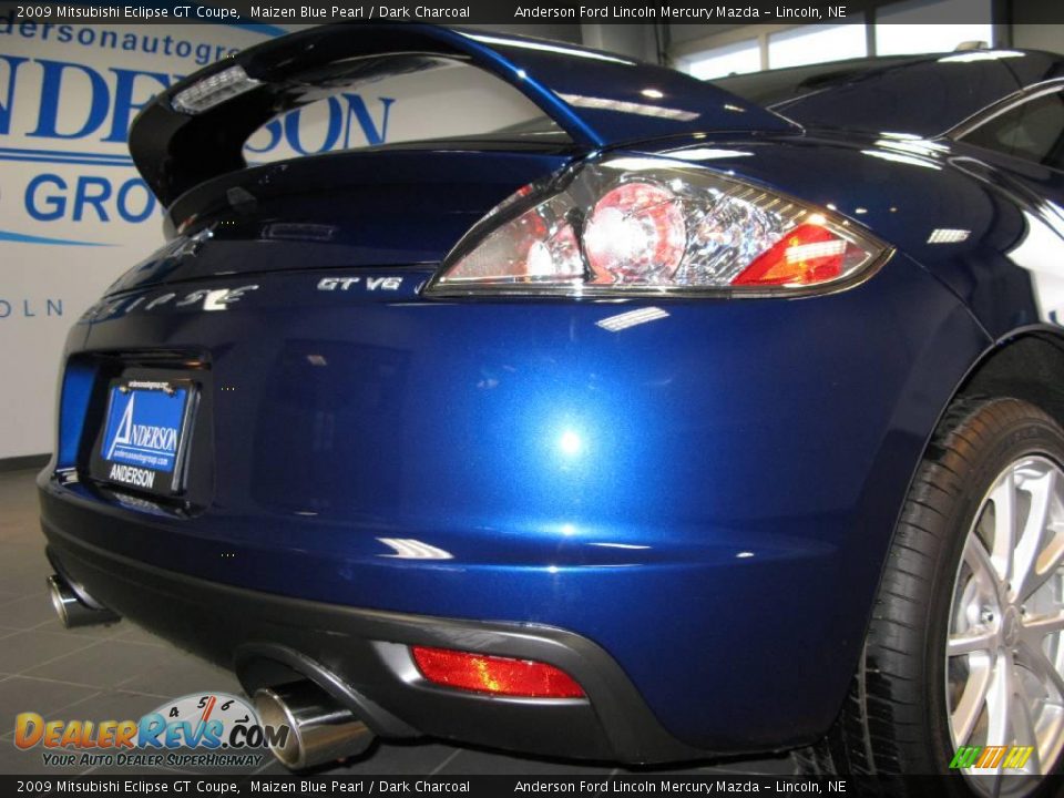 2009 Mitsubishi Eclipse GT Coupe Maizen Blue Pearl / Dark Charcoal Photo #28