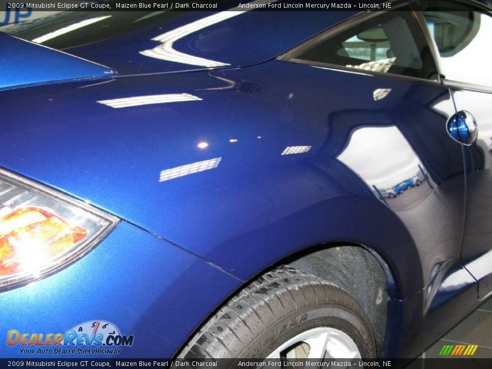 2009 Mitsubishi Eclipse GT Coupe Maizen Blue Pearl / Dark Charcoal Photo #29