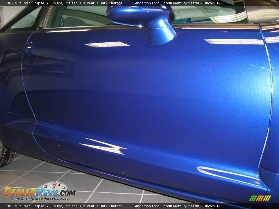 2009 Mitsubishi Eclipse GT Coupe Maizen Blue Pearl / Dark Charcoal Photo #31