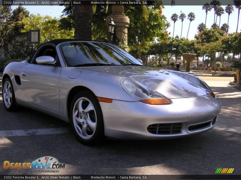 2002 Porsche Boxster S Arctic Silver Metallic / Black Photo #7