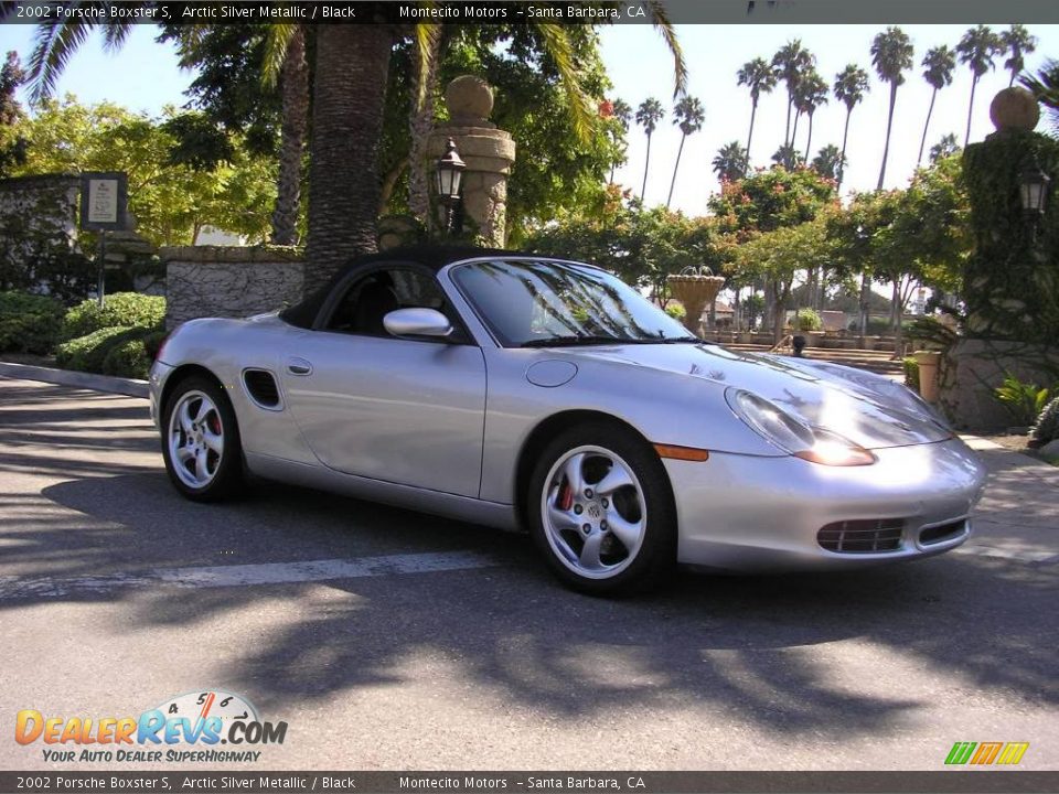 2002 Porsche Boxster S Arctic Silver Metallic / Black Photo #8