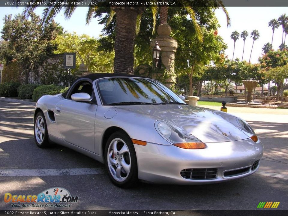 2002 Porsche Boxster S Arctic Silver Metallic / Black Photo #9