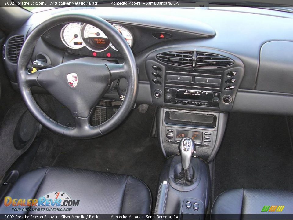 2002 Porsche Boxster S Arctic Silver Metallic / Black Photo #17