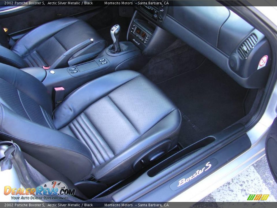 2002 Porsche Boxster S Arctic Silver Metallic / Black Photo #20