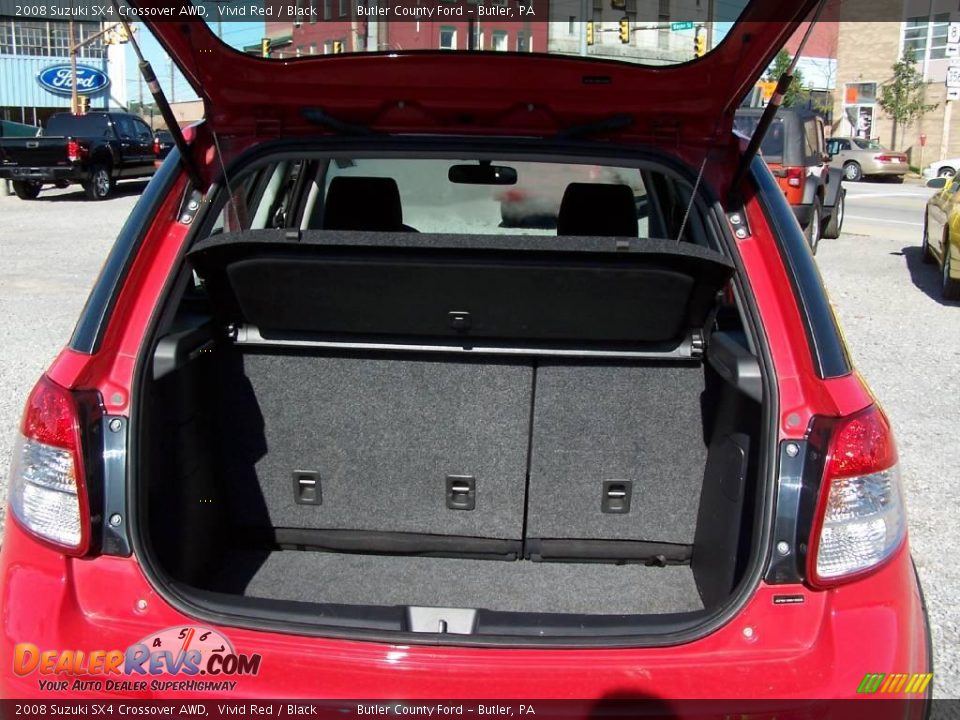 2008 Suzuki SX4 Crossover AWD Vivid Red / Black Photo #9