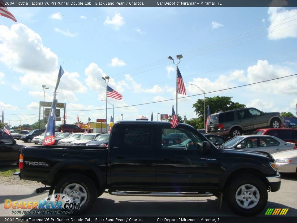 2004 Toyota Tacoma V6 PreRunner Double Cab Black Sand Pearl / Charcoal Photo #2