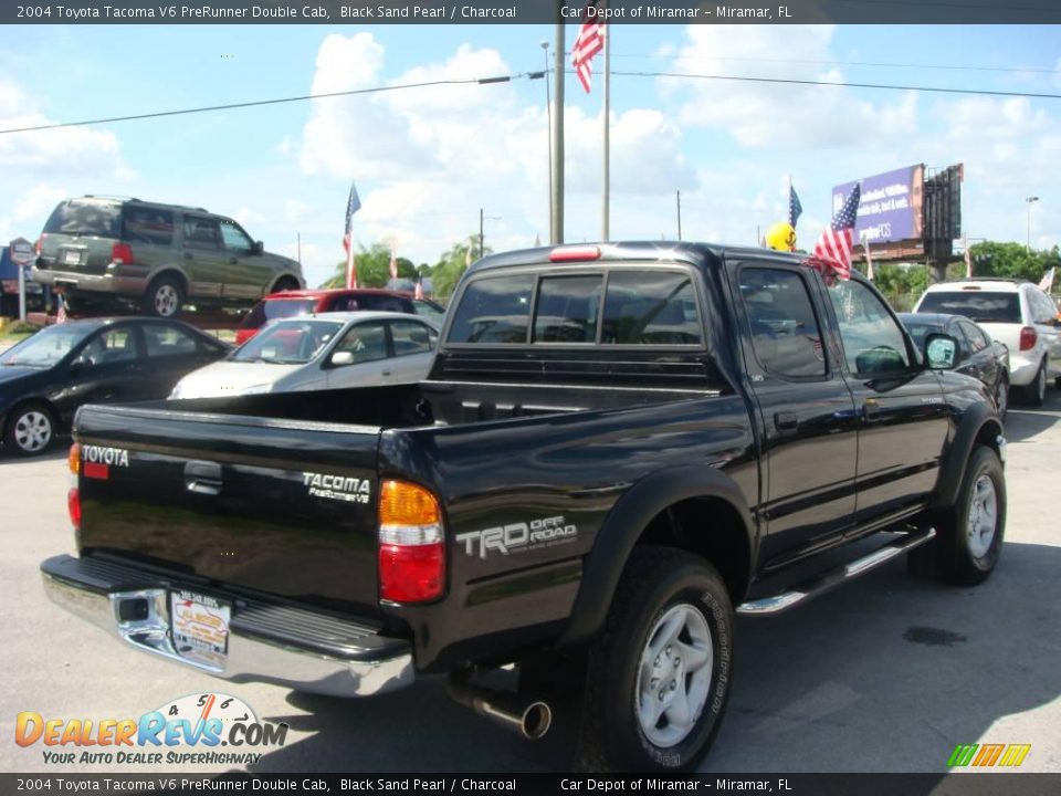 2004 Toyota Tacoma V6 PreRunner Double Cab Black Sand Pearl / Charcoal Photo #3