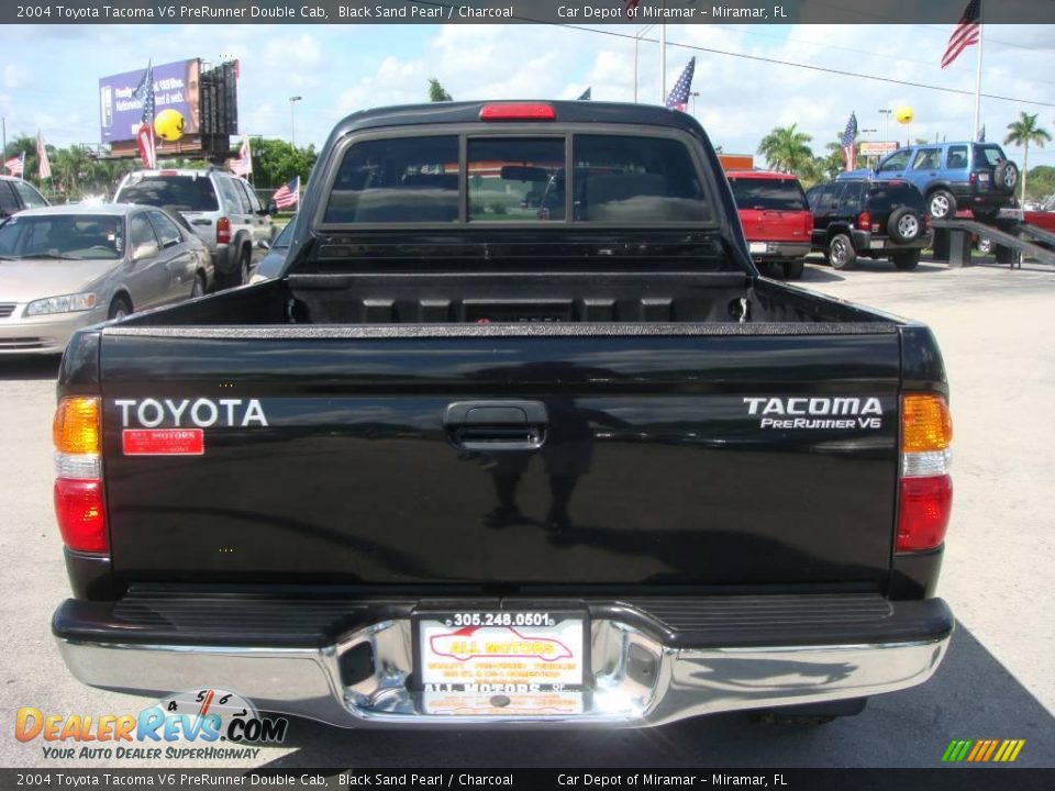 2004 Toyota Tacoma V6 PreRunner Double Cab Black Sand Pearl / Charcoal Photo #4