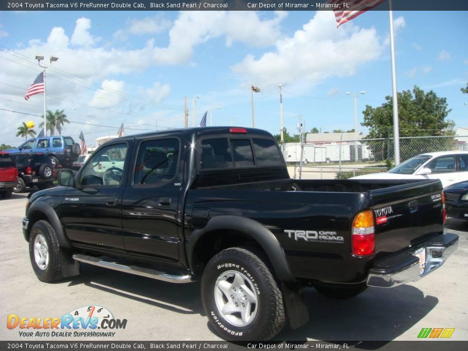 2004 Toyota Tacoma V6 PreRunner Double Cab Black Sand Pearl / Charcoal Photo #6