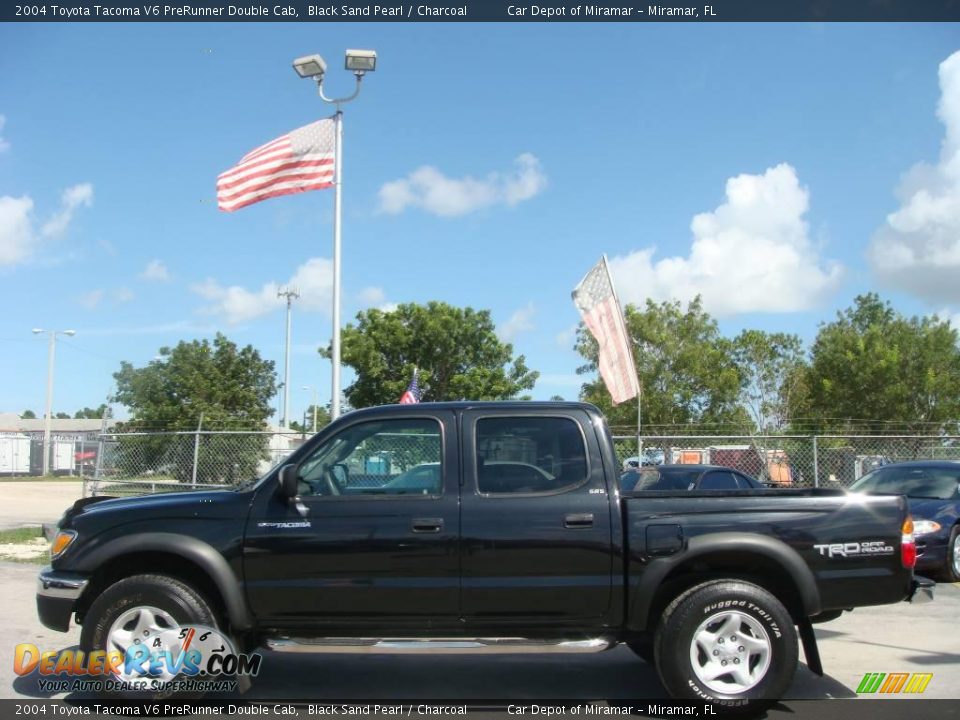 2004 Toyota Tacoma V6 PreRunner Double Cab Black Sand Pearl / Charcoal Photo #7
