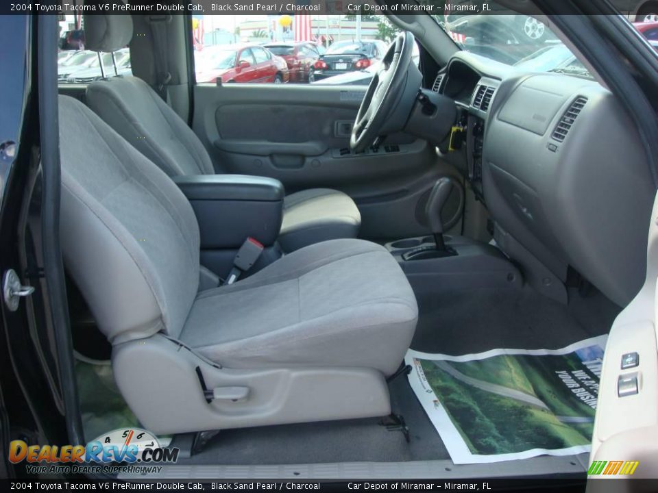 2004 Toyota Tacoma V6 PreRunner Double Cab Black Sand Pearl / Charcoal Photo #12
