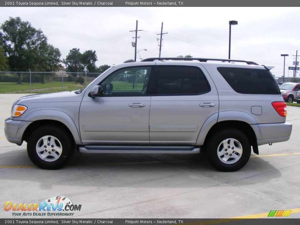 2001 Toyota Sequoia Limited Silver Sky Metallic / Charcoal Photo #6