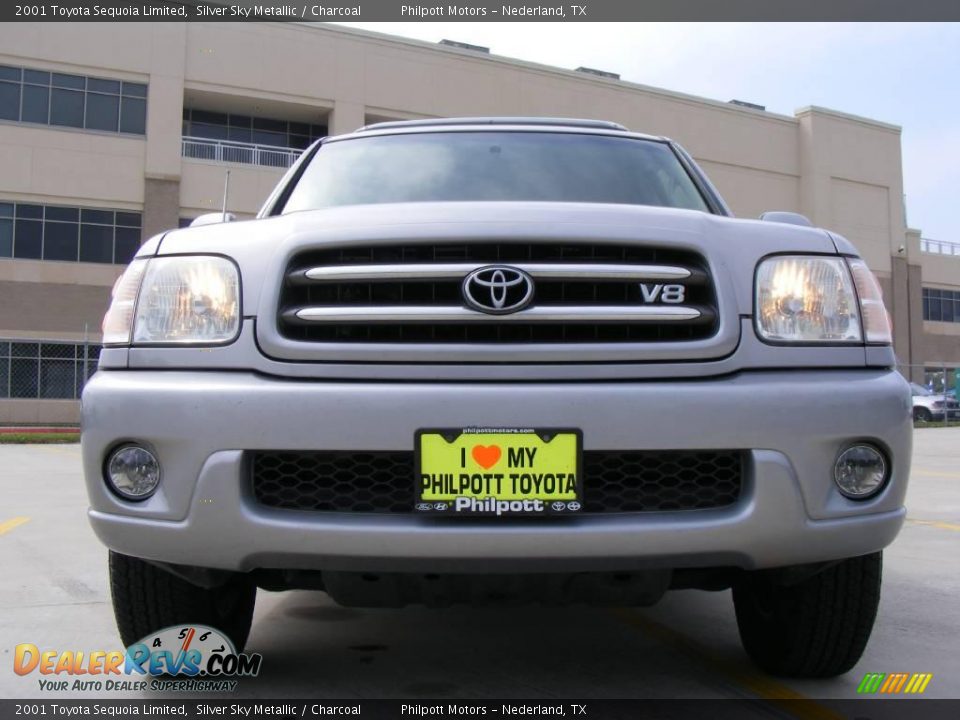 2001 Toyota Sequoia Limited Silver Sky Metallic / Charcoal Photo #9