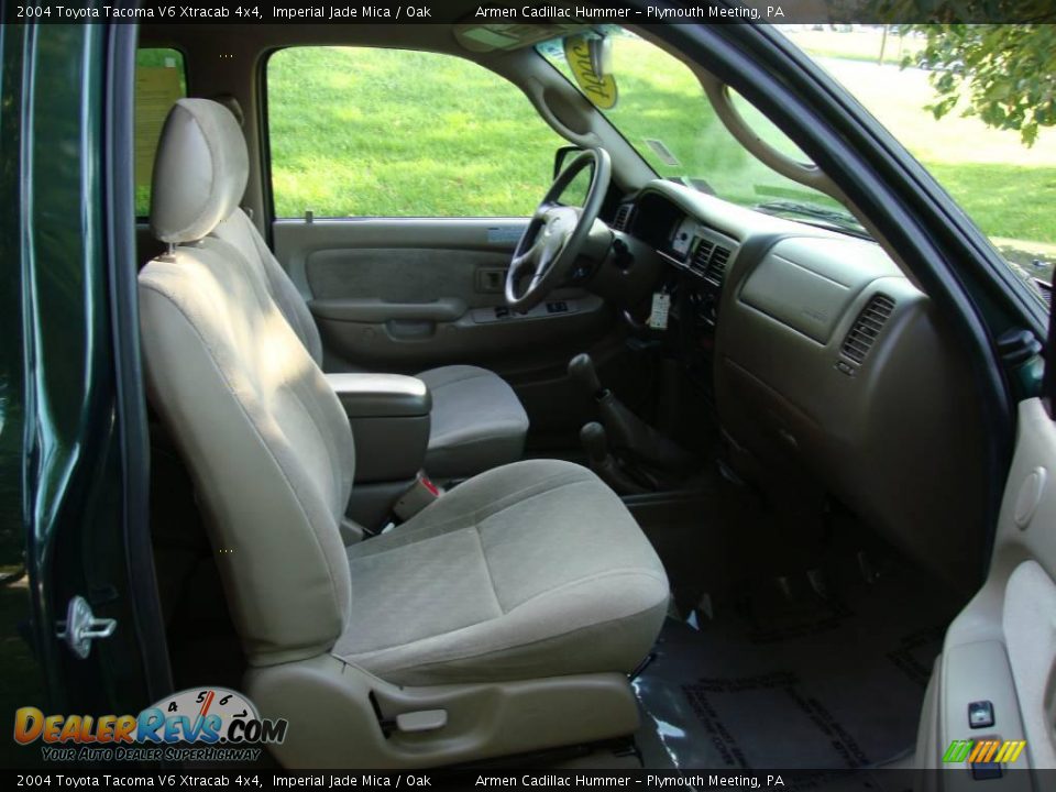 2004 Toyota Tacoma V6 Xtracab 4x4 Imperial Jade Mica / Oak Photo #18