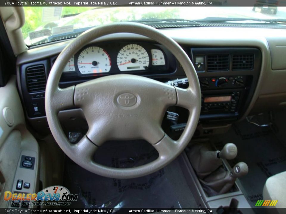 2004 Toyota Tacoma V6 Xtracab 4x4 Imperial Jade Mica / Oak Photo #29