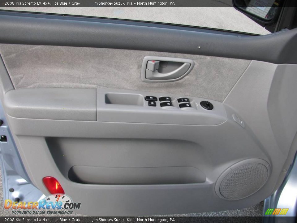 2008 Kia Sorento LX 4x4 Ice Blue / Gray Photo #9