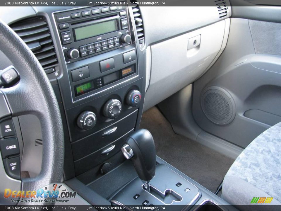 2008 Kia Sorento LX 4x4 Ice Blue / Gray Photo #11