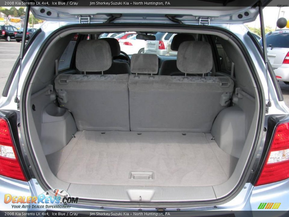 2008 Kia Sorento LX 4x4 Ice Blue / Gray Photo #13