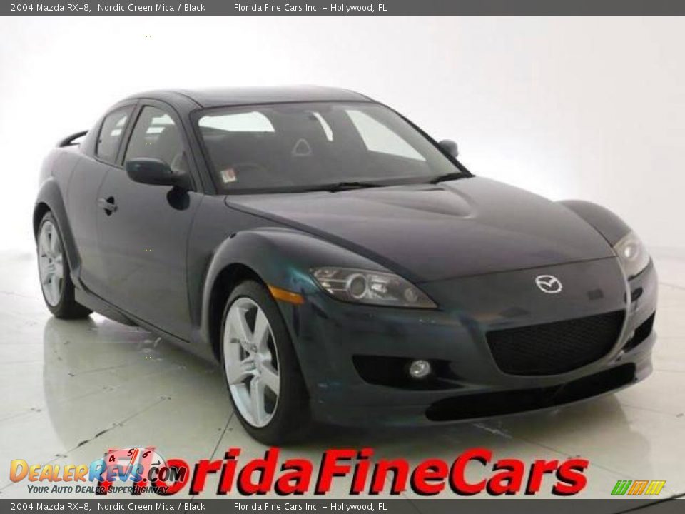 2004 Mazda RX-8 Nordic Green Mica / Black Photo #1