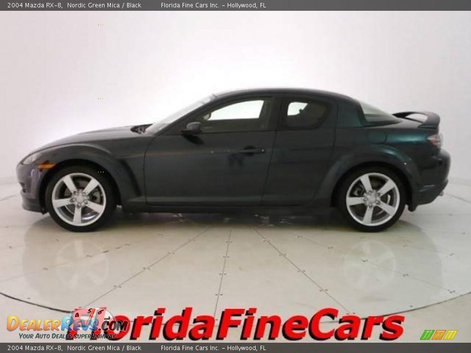 2004 Mazda RX-8 Nordic Green Mica / Black Photo #3