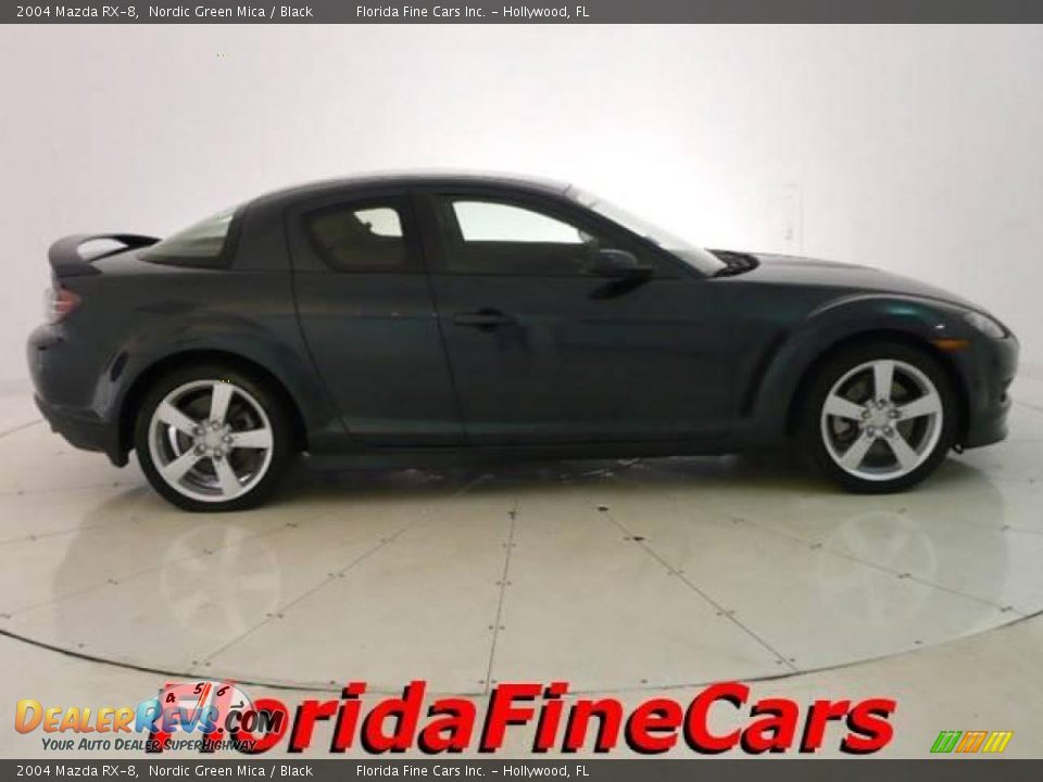 2004 Mazda RX-8 Nordic Green Mica / Black Photo #4