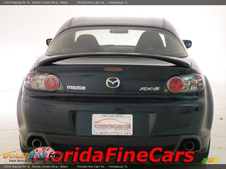 2004 Mazda RX-8 Nordic Green Mica / Black Photo #6