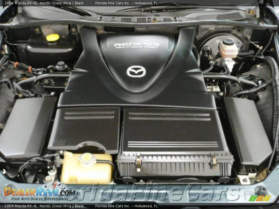 2004 Mazda RX-8 Nordic Green Mica / Black Photo #9