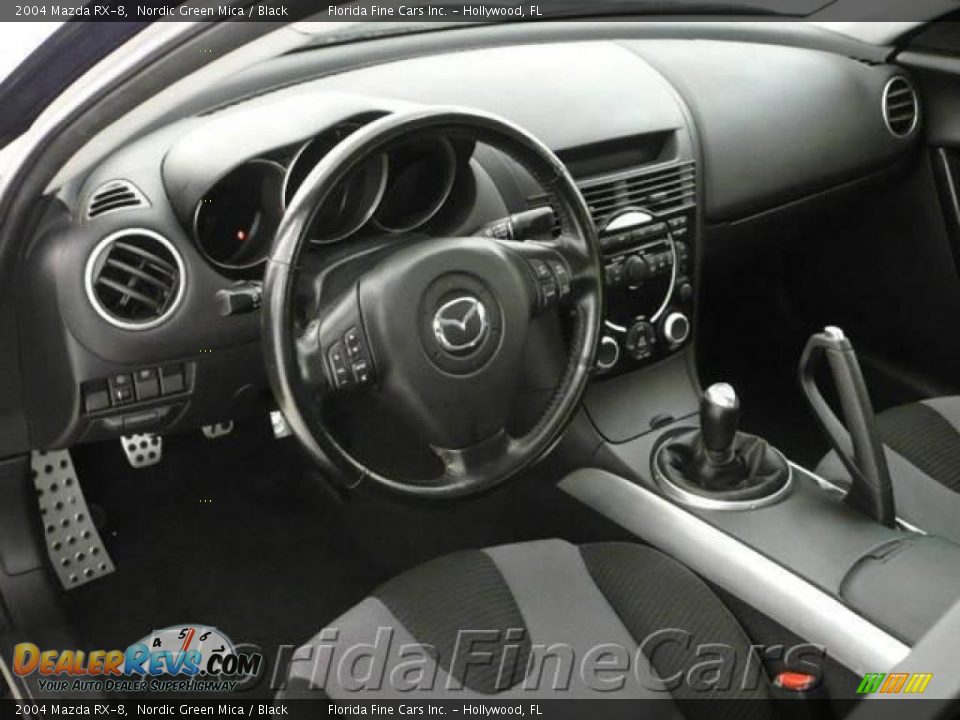 2004 Mazda RX-8 Nordic Green Mica / Black Photo #12