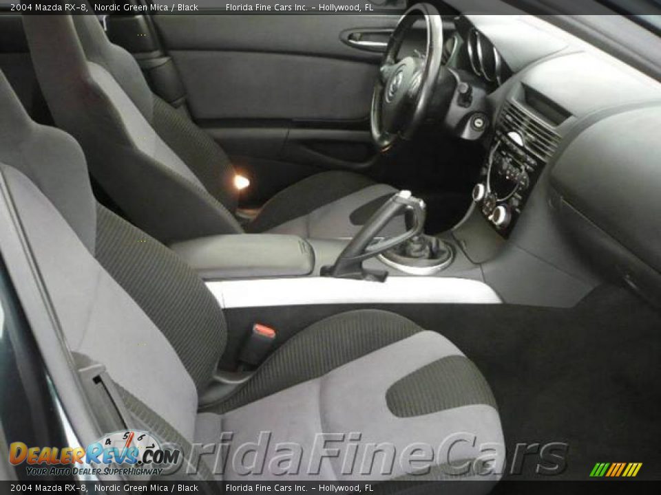 2004 Mazda RX-8 Nordic Green Mica / Black Photo #13