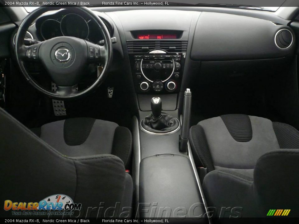 2004 Mazda RX-8 Nordic Green Mica / Black Photo #15