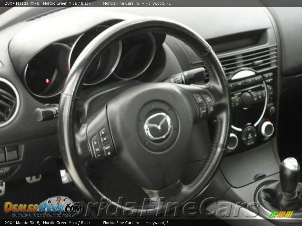2004 Mazda RX-8 Nordic Green Mica / Black Photo #16