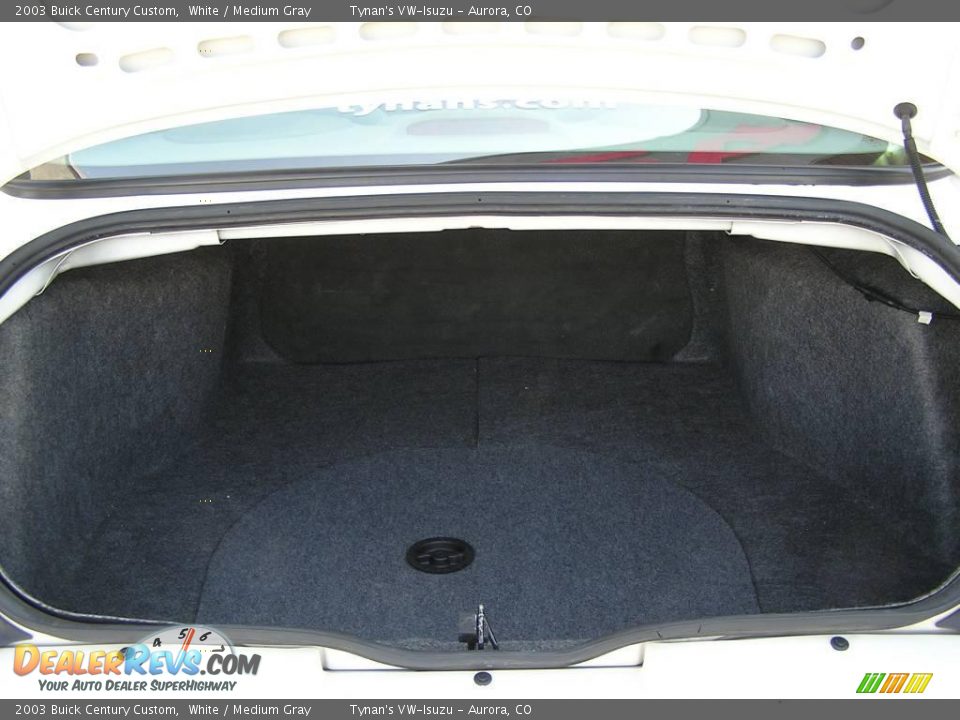 2003 Buick Century Custom White / Medium Gray Photo #11